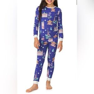 🎅🏻🎄NWT Kids/Toddler BedHead Winter In Paris Cotton Pajama Set 5T